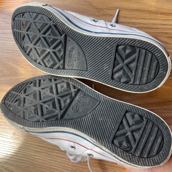 White Converse Sneakers - Picture 3 of 3